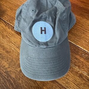 Rachel Hollis Cotton Baseball Cap with 'H' Patch - grey